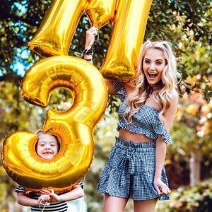 Blue Life Gingham Set